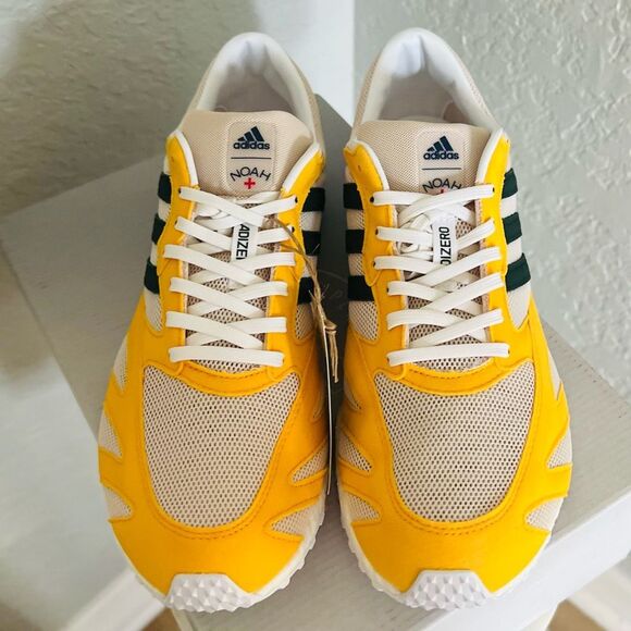 ADIDAS Y-3 Lab Race Noah Men's Running Shoe Sneaker, Yellow/Green Size 9, NWT - Picture 15 of 16